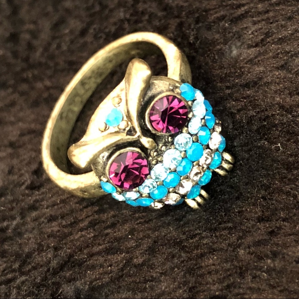 Forever 21 Antique Gold Owl Ring